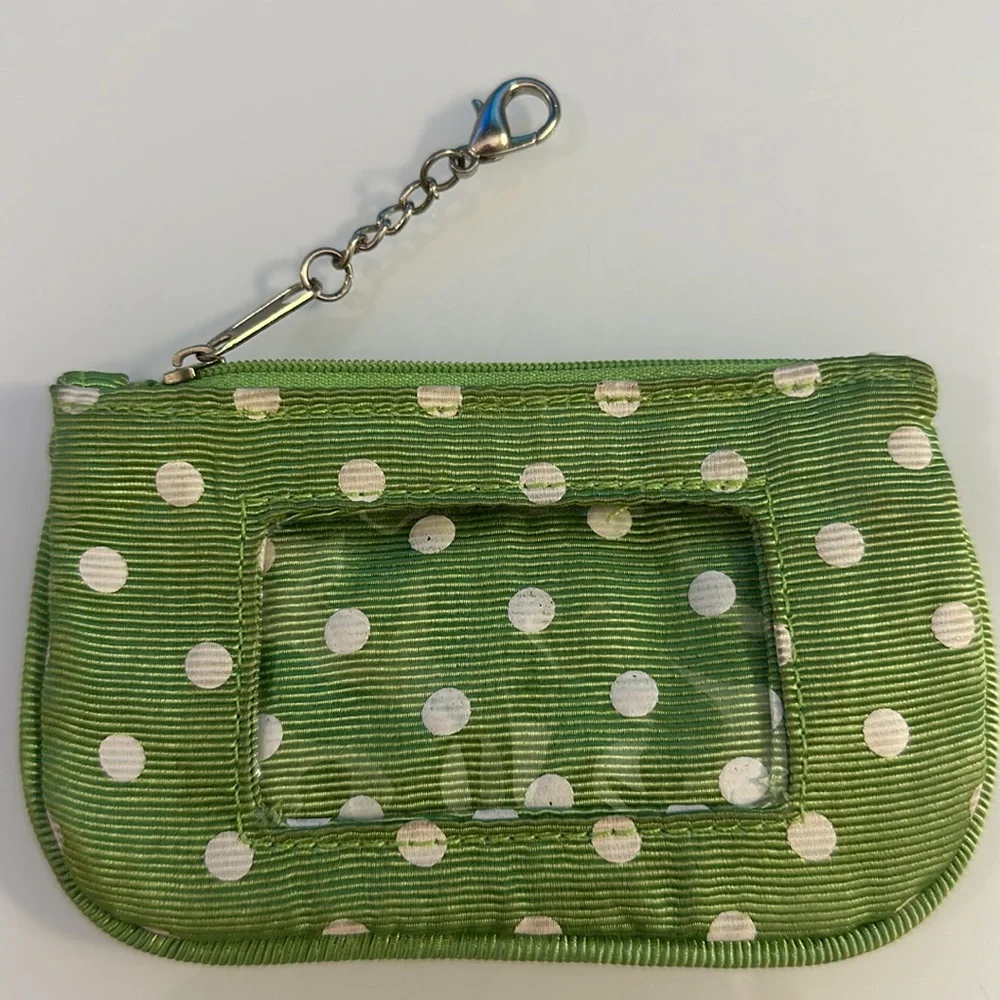 🆓FREE with purchase! B Polka Dot ID Wallet Coin Purse